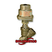 Pressure Actuated Angle Seat Piston Stainless Steel Valve