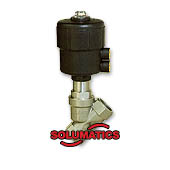 Pressure Actuated Angle Seat Piston Stainless Steel Valve